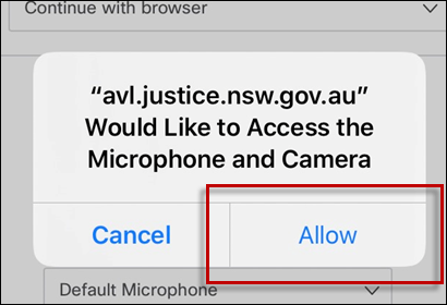 Allow_access_to_your_mircophone_and_camera Image demonstrating how to allow access to your microphone and camera.